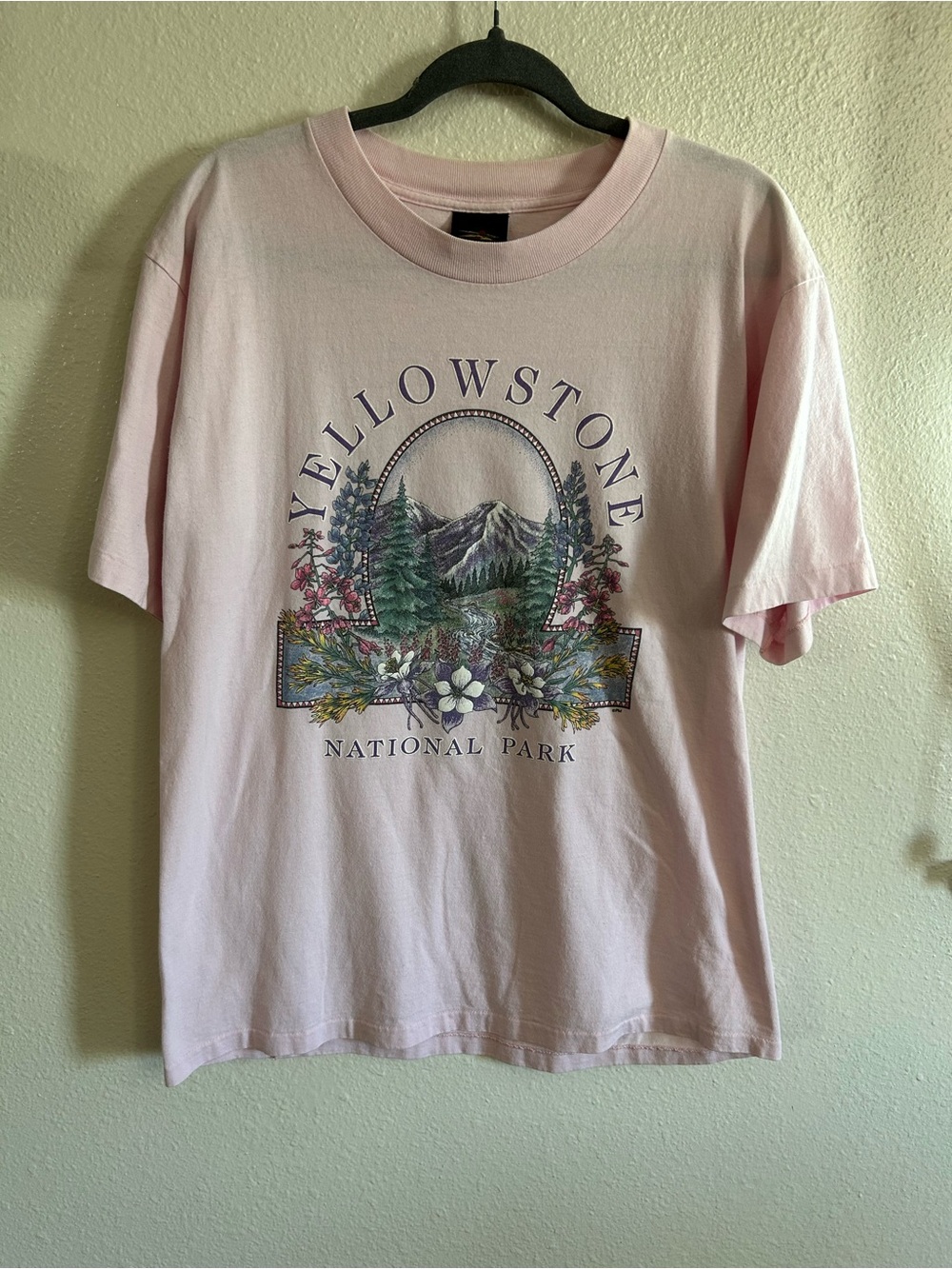 Vintage Prairie Mountain Single Stich Yellowstone Tshirt Women’s L